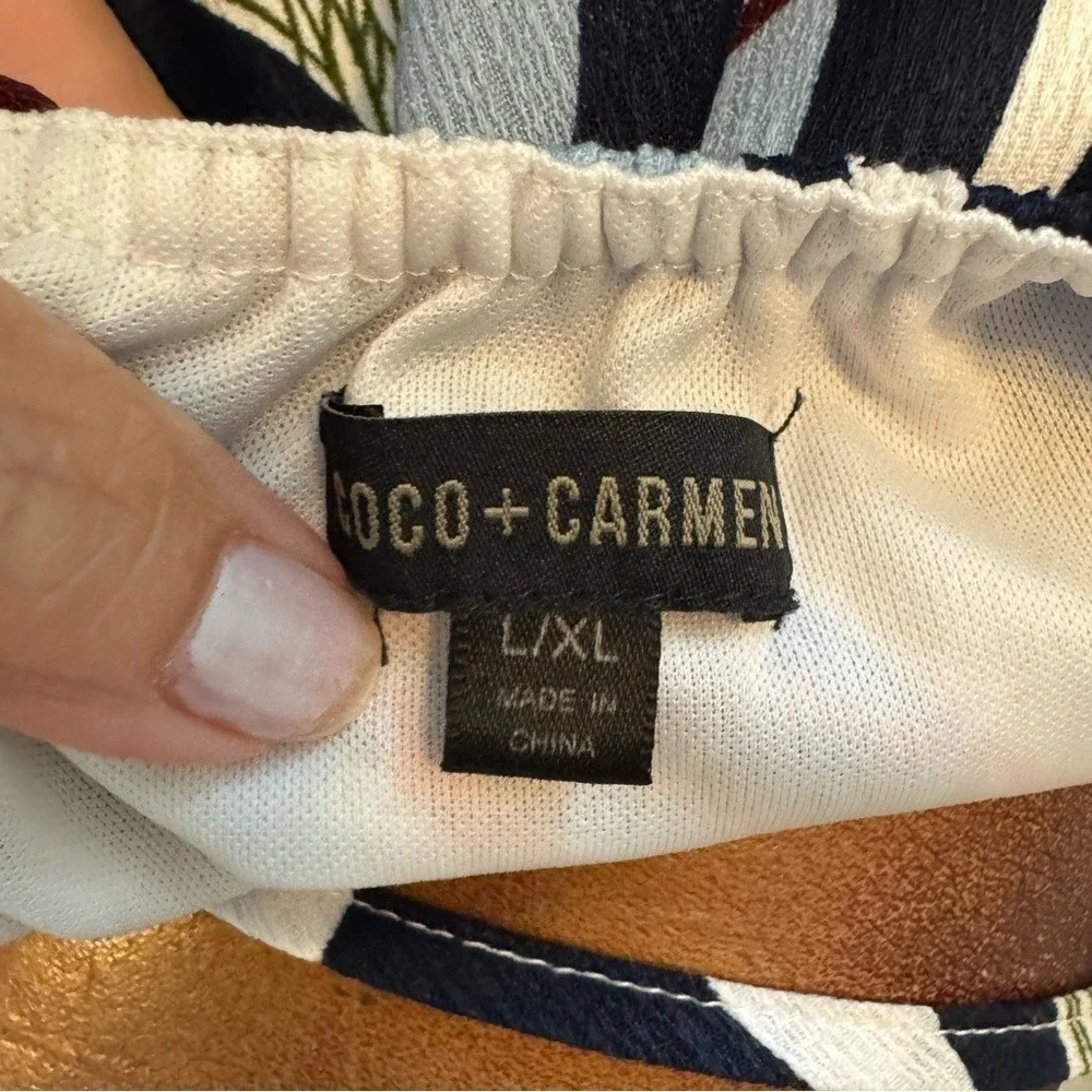 Coco+Carmen Spaghetti Strap Multicolor Mini dress
